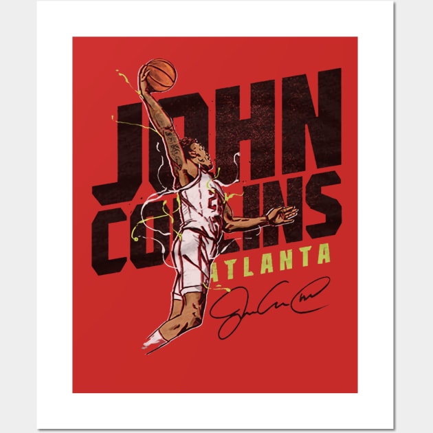 John Collins Atlanta Slam Wall Art by MASTER_SHAOLIN